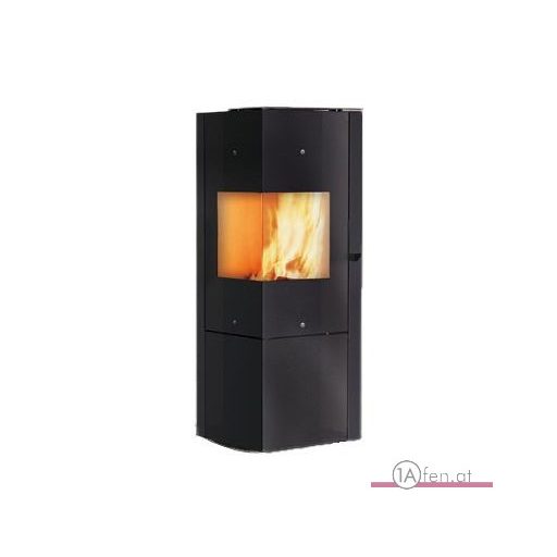 Edilkamin MODO 2 Holzofen mit Eckglass - schwarz