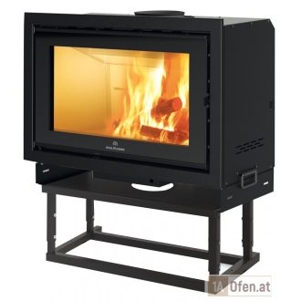Edilkamin screen evo 100 kamineinsatz mit untergestell