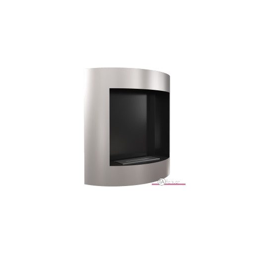 Deco ofen af silber / wand bioethanolkamin