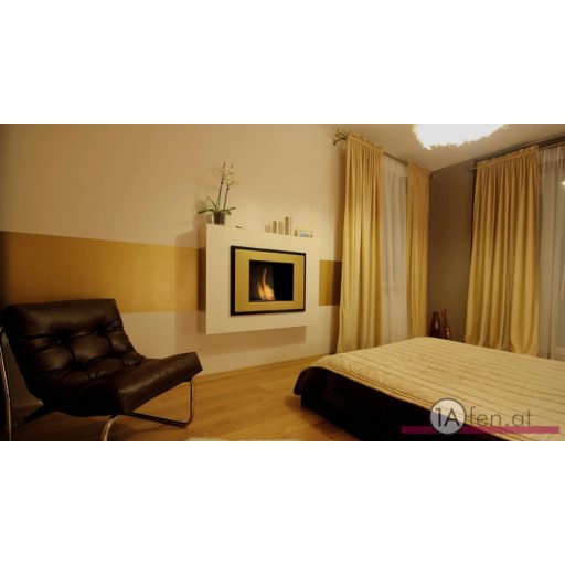 Deco ofen alpha gold / wand bioethanolkamin