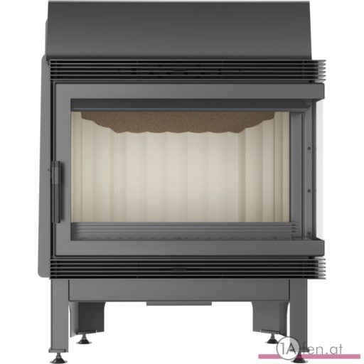 Kratki blanka 670/570 kamineinsatz  mit rechte eckscheibei  /11 kw