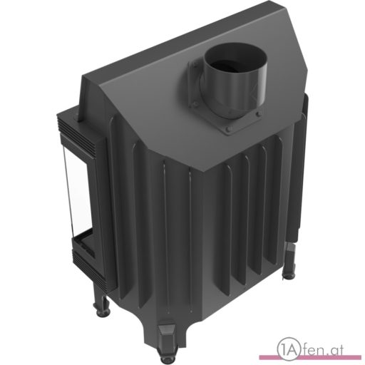 Kratki blanka 670/570 kamineinsatz  mit rechte eckscheibei  /11 kw