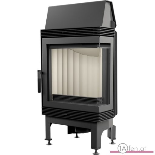 Kratki blanka 8 kamineinsatz  mit rechte eckscheibe / 8 kw