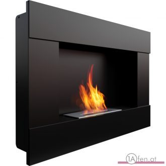 Deco ofen bravo / wand bioethanolkamin schwarz