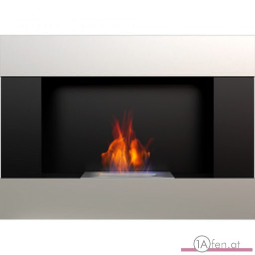 Deco ofen bravo / wand bioethanolkamin satin