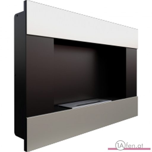 Deco ofen bravo / wand bioethanolkamin satin