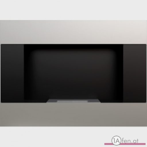 Deco ofen bravo / wand bioethanolkamin satin