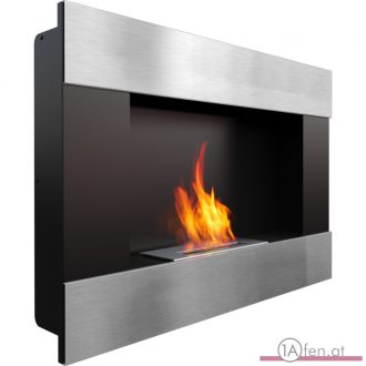 Deco ofen bravo / wand bioethanolkamin edelstahl
