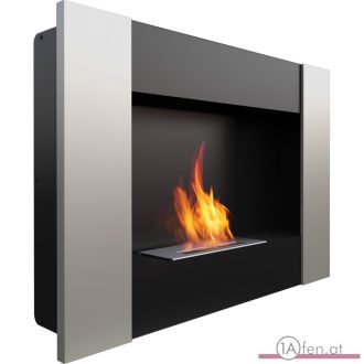 Deco ofen bravo 2 / wand bioethanolkamin satin
