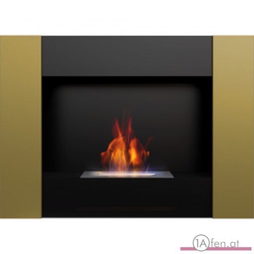 Deco ofen bravo 2 / wand bioethanolkamin gold