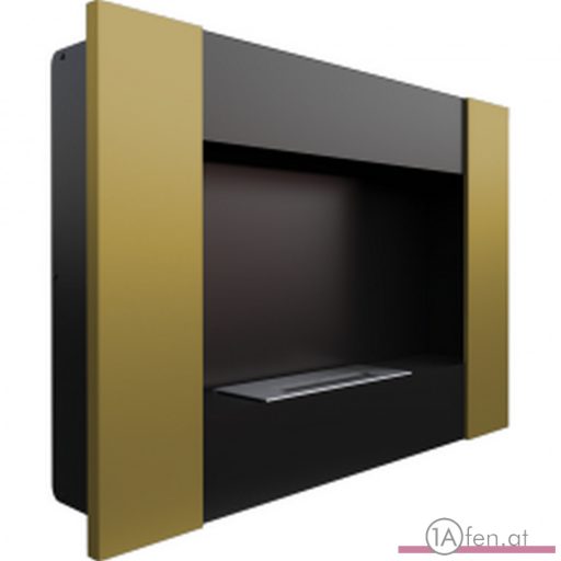 Deco ofen bravo 2 / wand bioethanolkamin gold