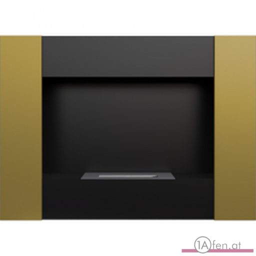 Deco ofen bravo 2 / wand bioethanolkamin gold