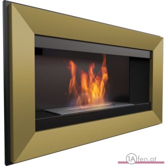 Deco ofen charlie /wand bioethanolkamin gold