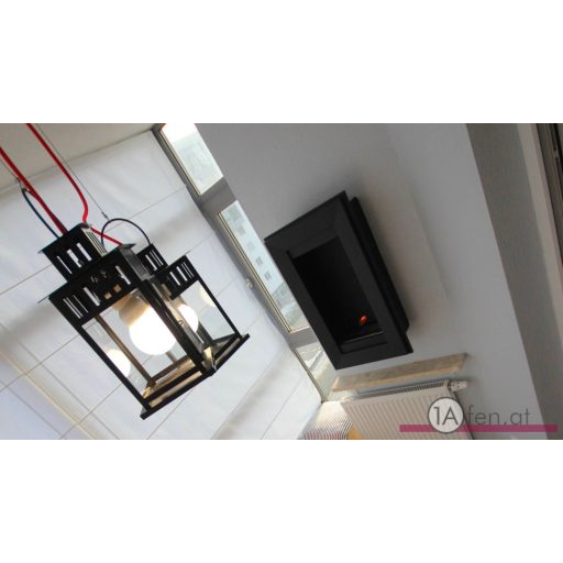 Deco ofen charlie 2 /wand bioethanolkamin schwarz