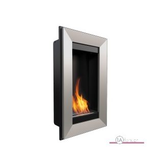 Deco ofen charlie 2 / wand bioethanolkamin satin
