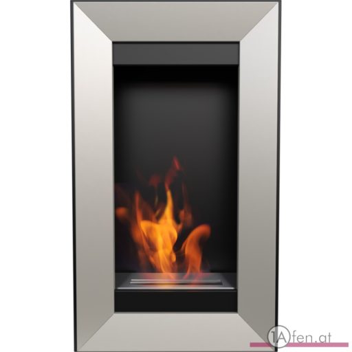 Deco ofen charlie 2 / wand bioethanolkamin satin