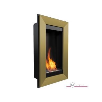 Deco ofen charlie 2 / wand bioethanolkamin gold