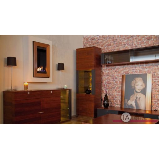Deco ofen charlie 2 / wand bioethanolkamin gold