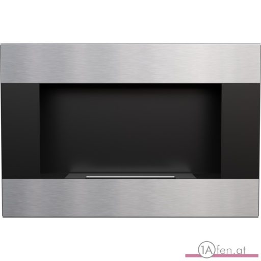 Deco ofen delta /wand bioethanolkamin schwarz horizontal