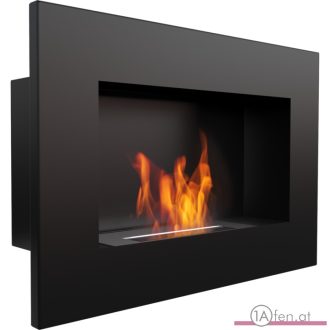 Deco ofen delta /wand bioethanolkamin schwarz