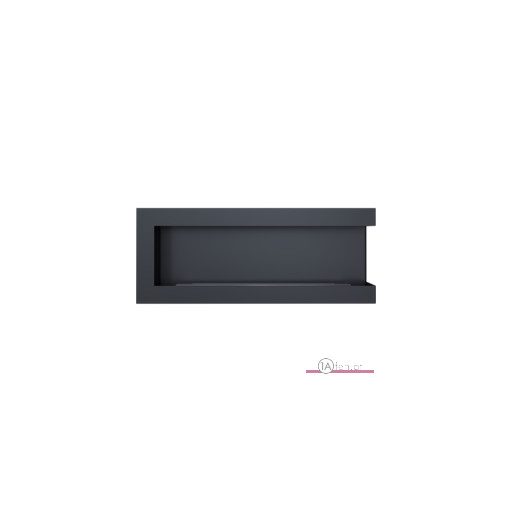 Deco ofen delta 1200 rechts / wand eck bioethanolkamin schwarz