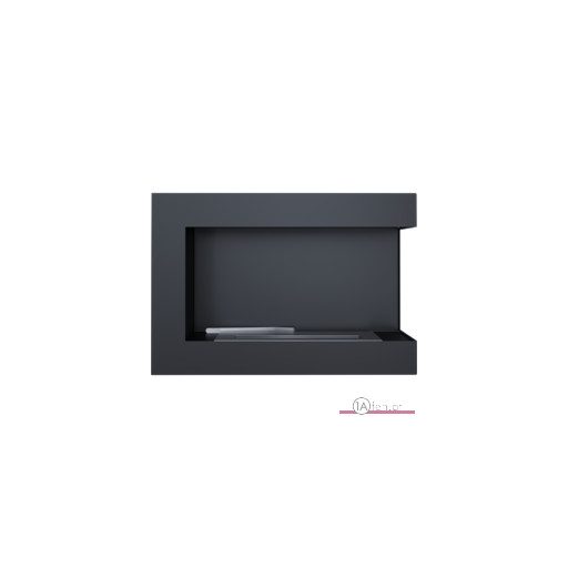 Deco ofen delta 700 rechts / wand eck bioethanolkamin schwarz
