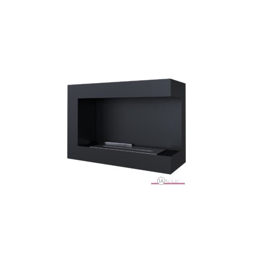 Deco ofen delta 700 rechts / wand eck bioethanolkamin schwarz