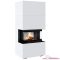 KAMINEINSATZ NBC/EASY BOX 7 KW Ø 160 BAUSATZ - Stahlverkleidung - Farbe weis