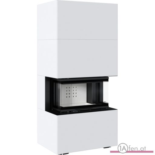 KAMINEINSATZ NBC/EASY BOX 7 KW Ø 160 BAUSATZ - Stahlverkleidung - Farbe weis