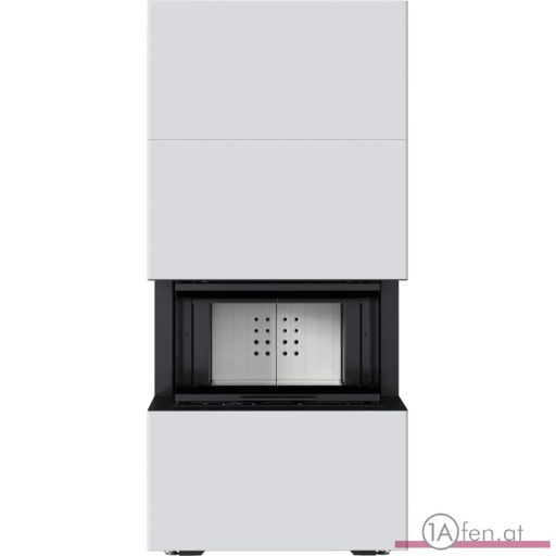 KAMINEINSATZ NBC/EASY BOX 7 KW Ø 160 BAUSATZ - Stahlverkleidung - Farbe weis