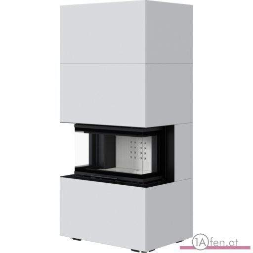 KAMINEINSATZ NBC/EASY BOX 7 KW Ø 160 BAUSATZ - Stahlverkleidung - Farbe weis