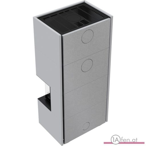 KAMINEINSATZ NBC/EASY BOX 7 KW Ø 160 BAUSATZ - Stahlverkleidung - Farbe weis
