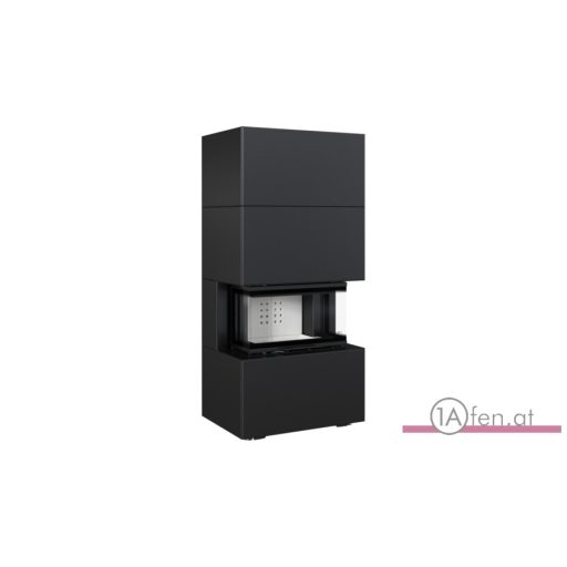 KAMINEINSATZ NBC/EASY BOX 7 KW Ø 160 BAUSATZ - Stahlverkleidung - Farbe schwarz