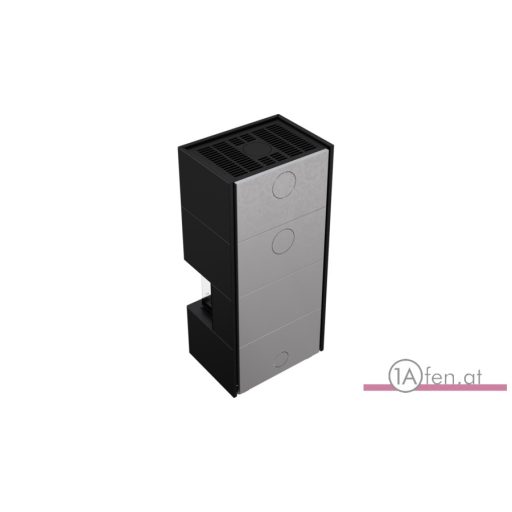 KAMINEINSATZ NBC/EASY BOX 7 KW Ø 160 BAUSATZ - Stahlverkleidung - Farbe schwarz