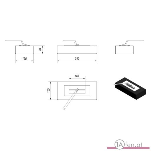 Deco ofen india mini/ tisch bioethanolkamin
