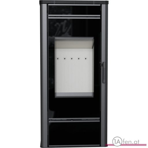 Kaminofen kratki titan glass mit 11kw und designglastür