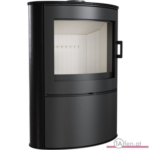 Kaminofen kratki koza ab s/2 mit kachelverkleidung schwarz