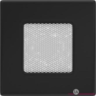 Lüftungsgitter normal - schwarz - 11x11cm