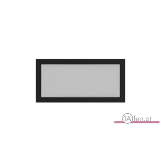Lüftungsgitter normal - schwarz - 22x45cm