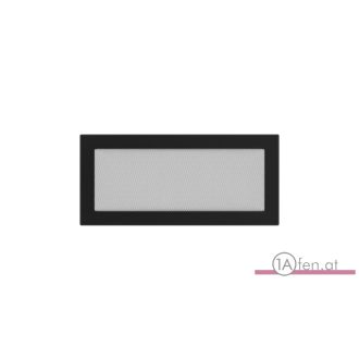 Lüftungsgitter normal - schwarz - 17x37cm