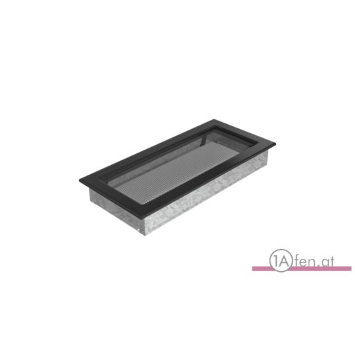 Lüftungsgitter normal - schwarz - 17x37cm
