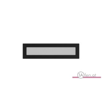 Lüftungsgitter normal - schwarz - 11x42cm