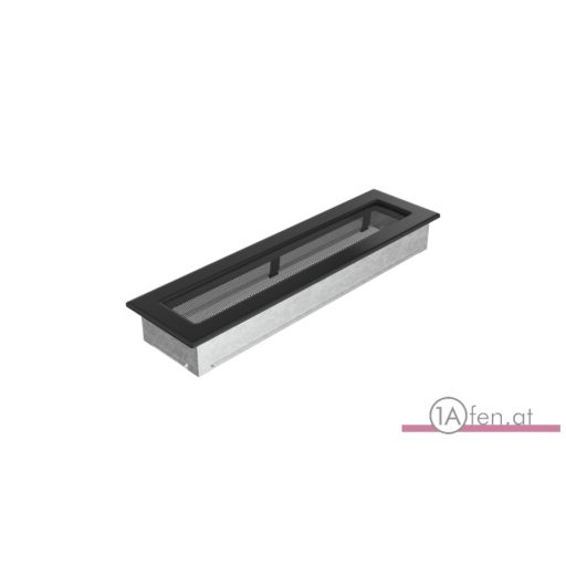 Lüftungsgitter normal - schwarz - 11x42cm
