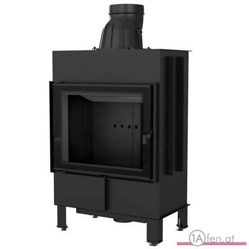 Kratki LUCY 12 - KAMINEINSATZ AUS STAHL  - 12 KW - Ø 200 - SHWARZ
