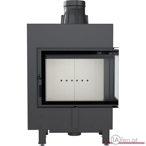 Kratki lucy 12  kamineinsatz mit rechte eckscheibe/ 12kw