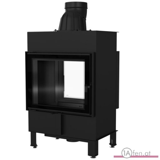 Tunnel Kamineinsatz LUCY 12 mit 12 kW mit durchsicht