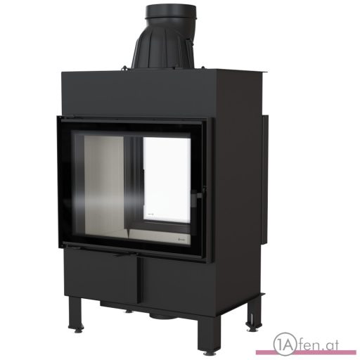 Tunnel Kamineinsatz LUCY 12 mit 12 kW mit durchsicht
