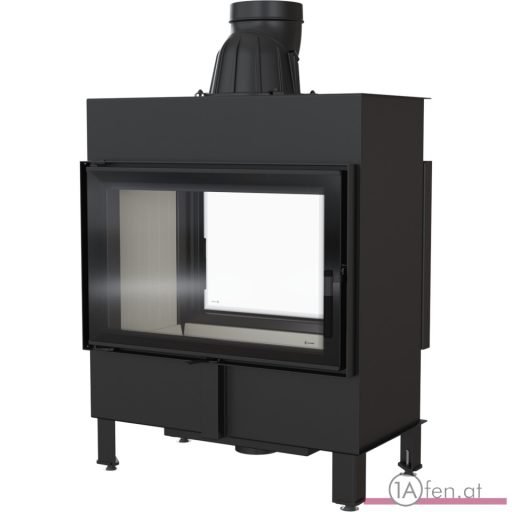Tunnel-kamineinsatz kratky lucy 14 BLACK mit 14 kw