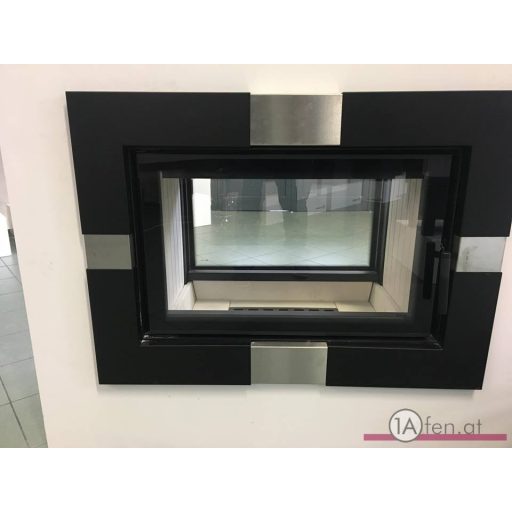 Tunnel-kamineinsatz kratky lucy 14 BLACK mit 14 kw