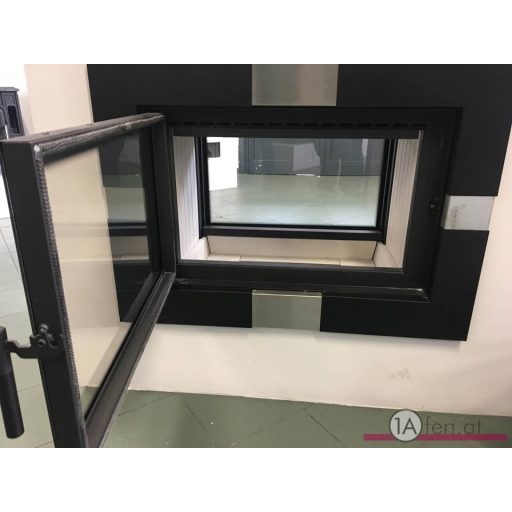 Tunnel-kamineinsatz kratky lucy 14 BLACK mit 14 kw